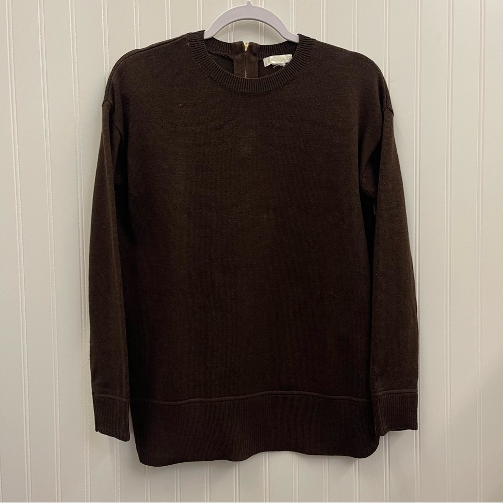 H&M Conscious Wool Blend Brown Sweater Sz M